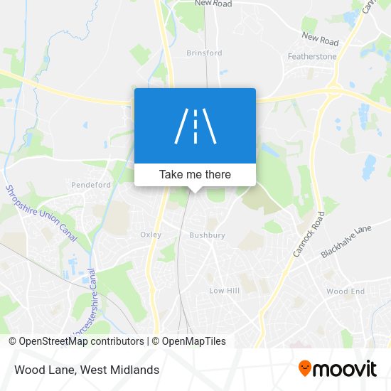 Wood Lane map