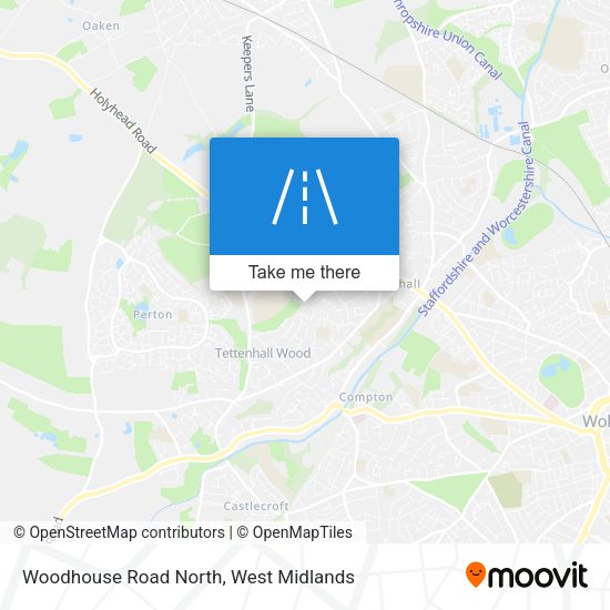 Woodhouse Road North map