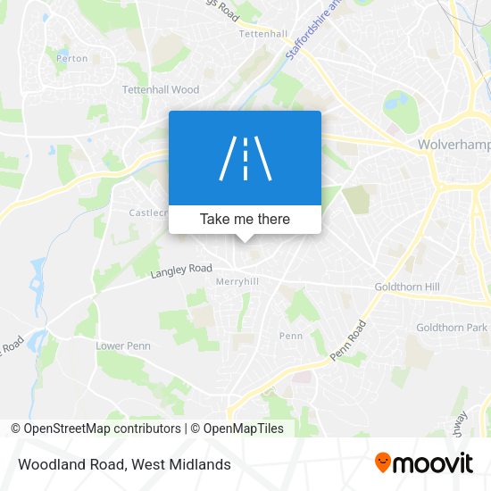 Woodland Road map