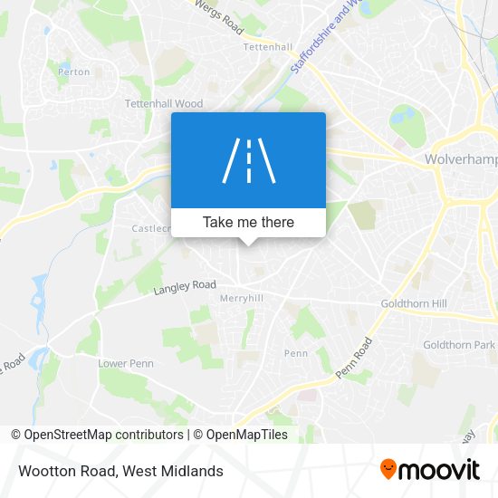 Wootton Road map