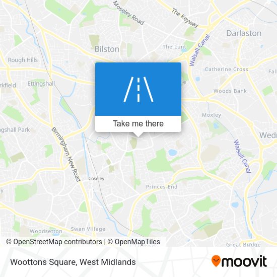 Woottons Square map