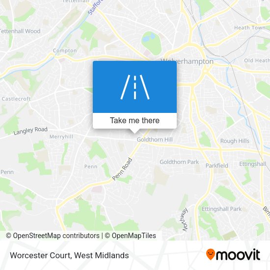 Worcester Court map