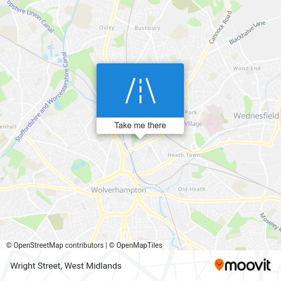 Wright Street map