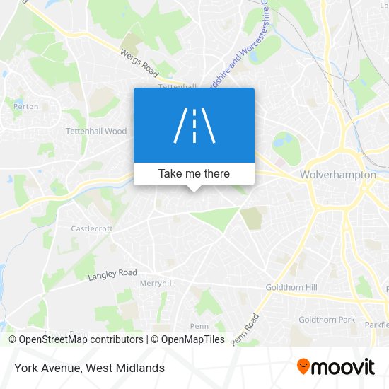 York Avenue map