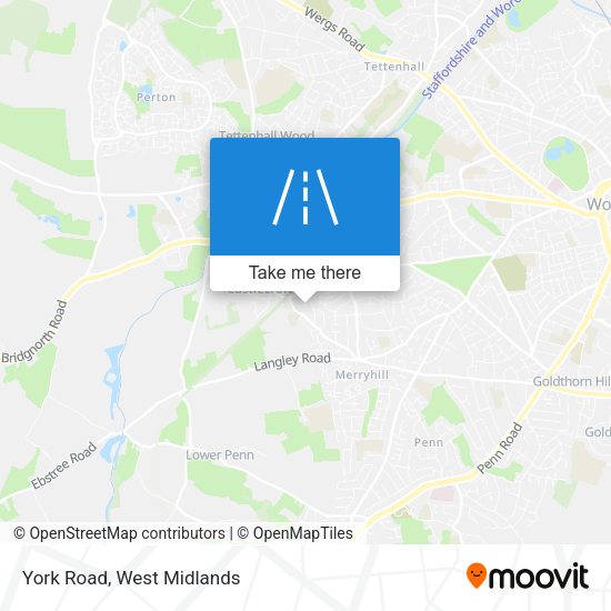 York Road map