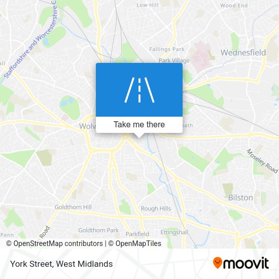 York Street map