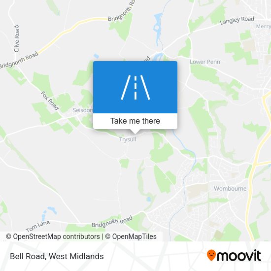 Bell Road map