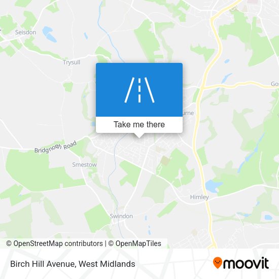 Birch Hill Avenue map