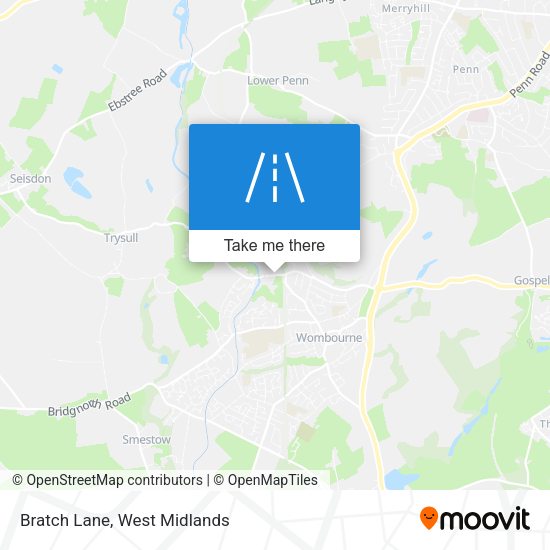 Bratch Lane map