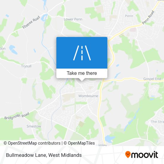 Bullmeadow Lane map