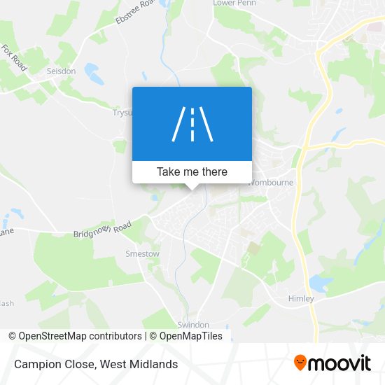 Campion Close map