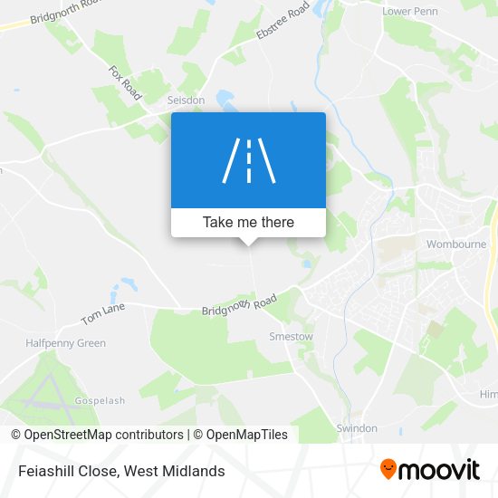Feiashill Close map