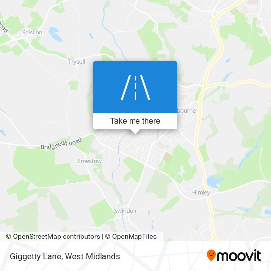 Giggetty Lane map