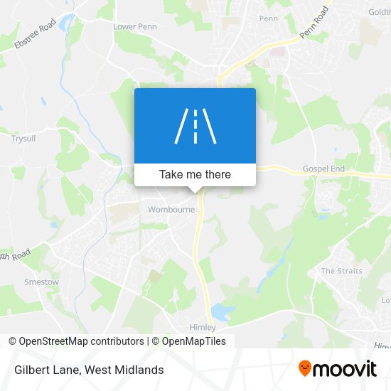Gilbert Lane map