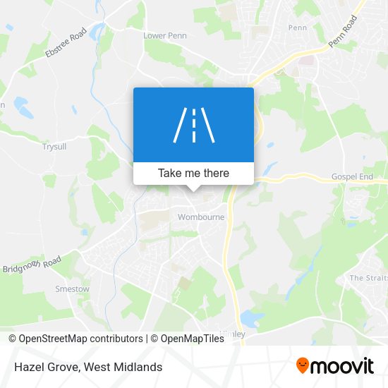 Hazel Grove map