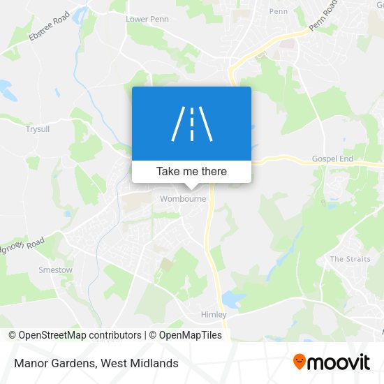 Manor Gardens map