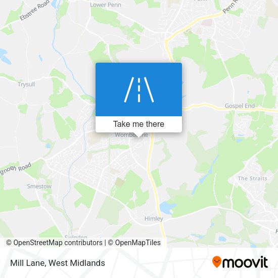 Mill Lane map
