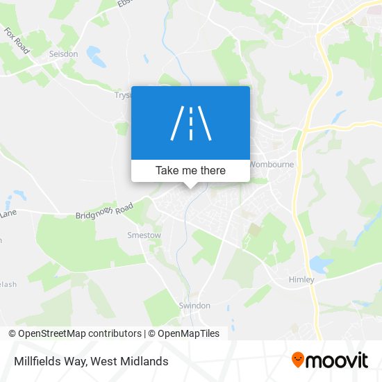 Millfields Way map