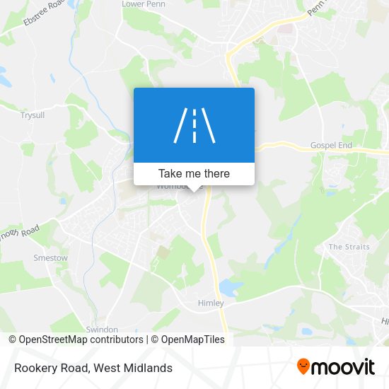 Rookery Road map
