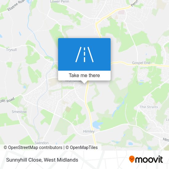 Sunnyhill Close map