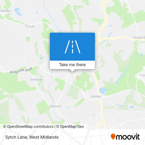 Sytch Lane map