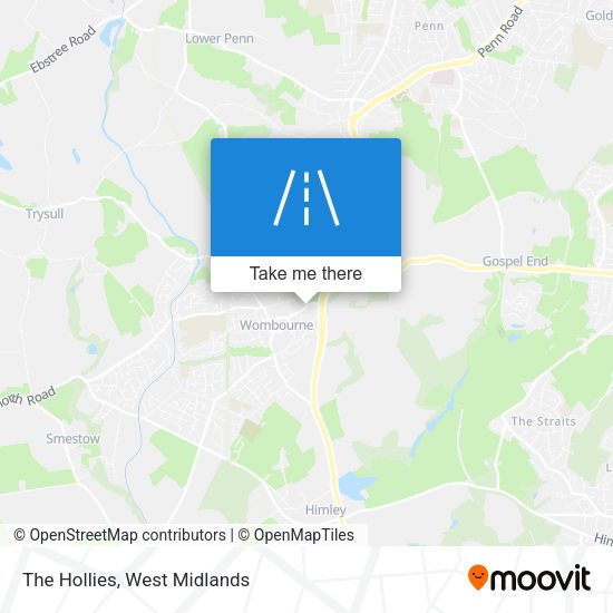 The Hollies map
