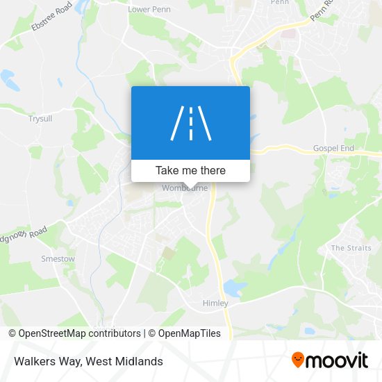 Walkers Way map