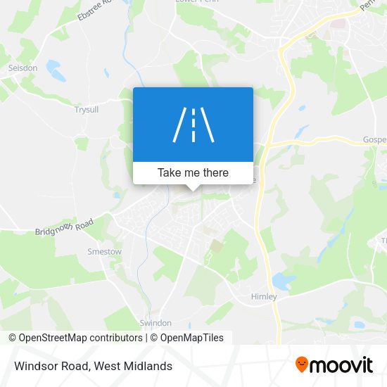 Windsor Road map