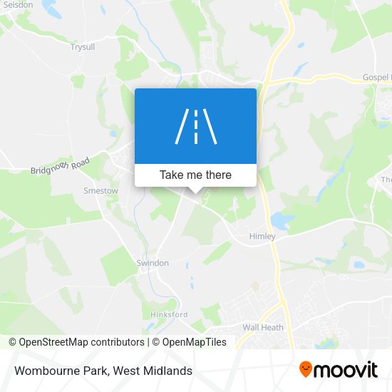 Wombourne Park map