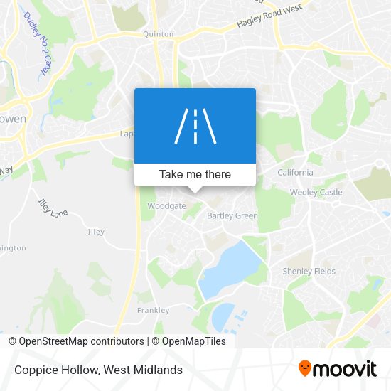 Coppice Hollow map