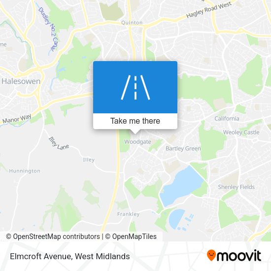 Elmcroft Avenue map