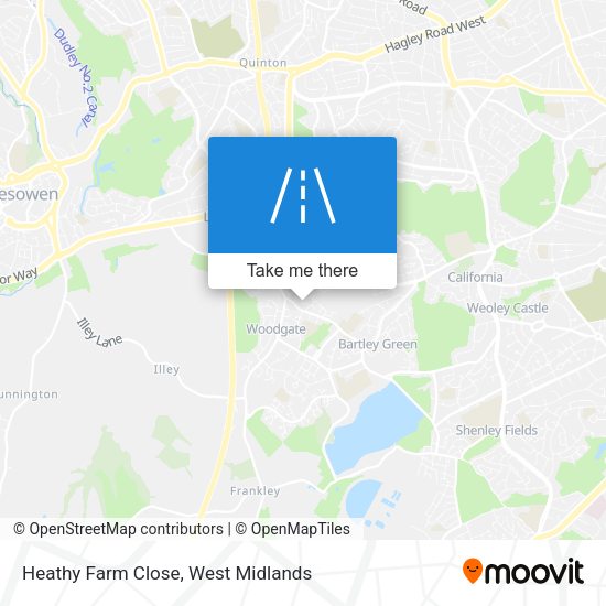 Heathy Farm Close map