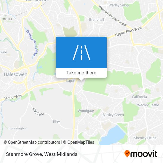 Stanmore Grove map