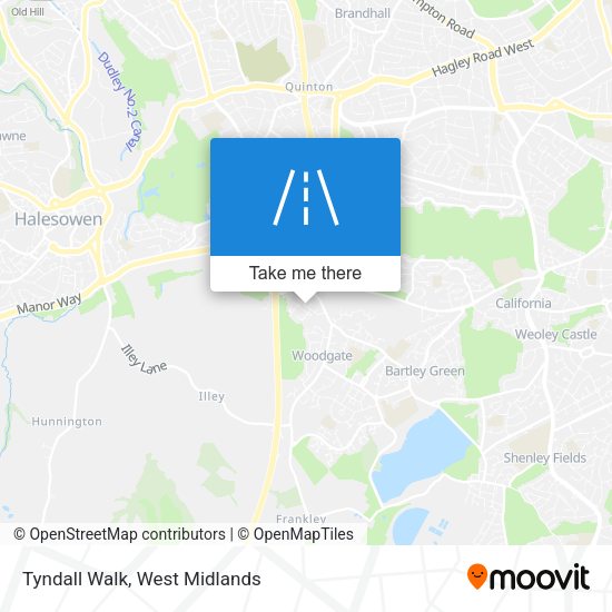 Tyndall Walk map