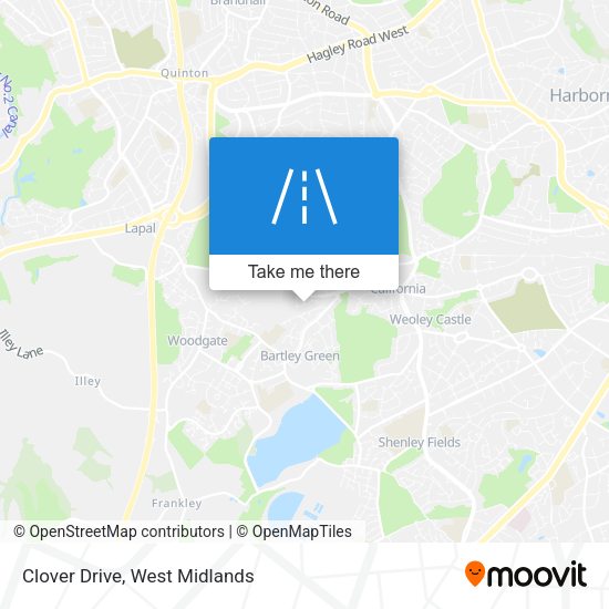 Clover Drive map