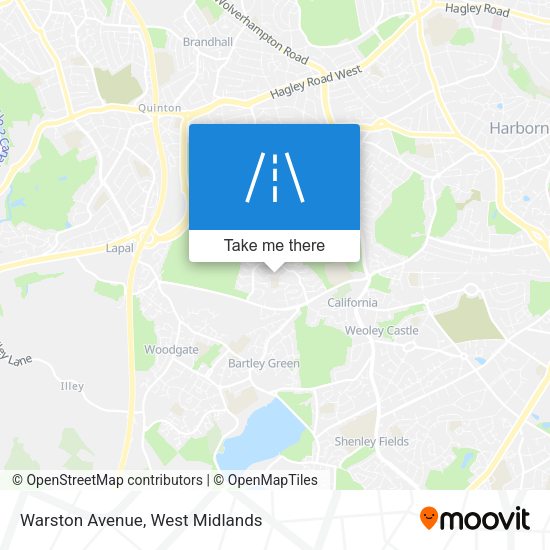 Warston Avenue map