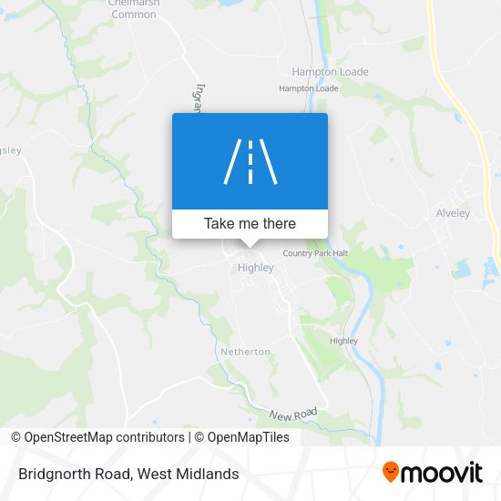 Bridgnorth Road map