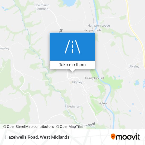 Hazelwells Road map