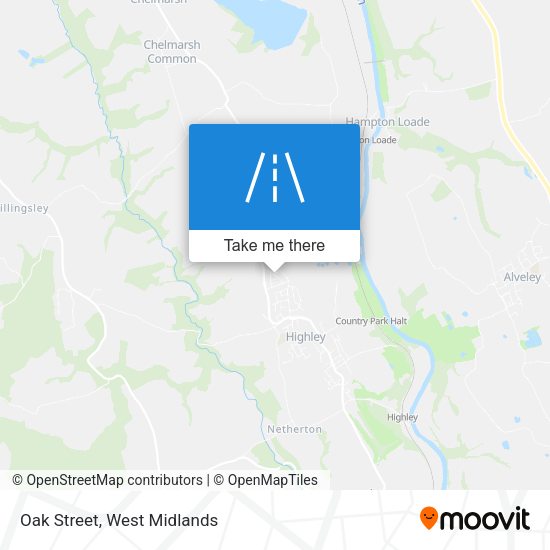 Oak Street map