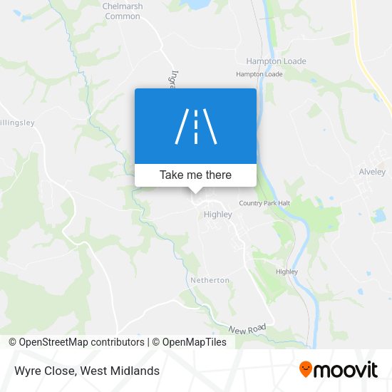 Wyre Close map