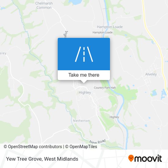 Yew Tree Grove map