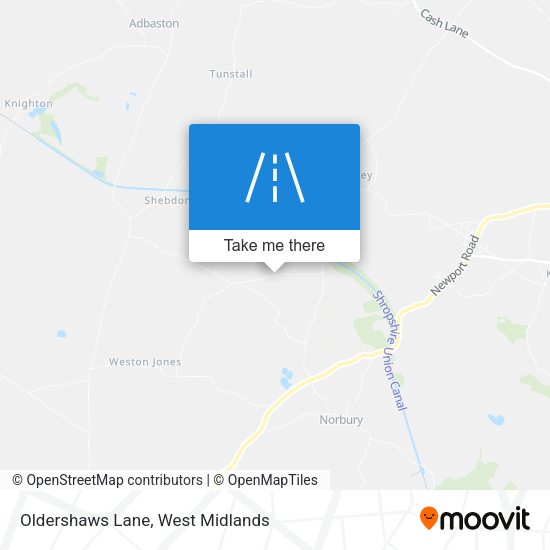 Oldershaws Lane map