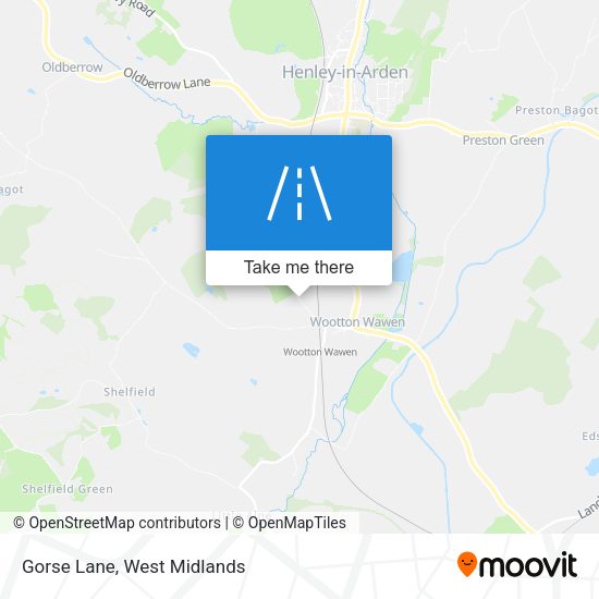 Gorse Lane map