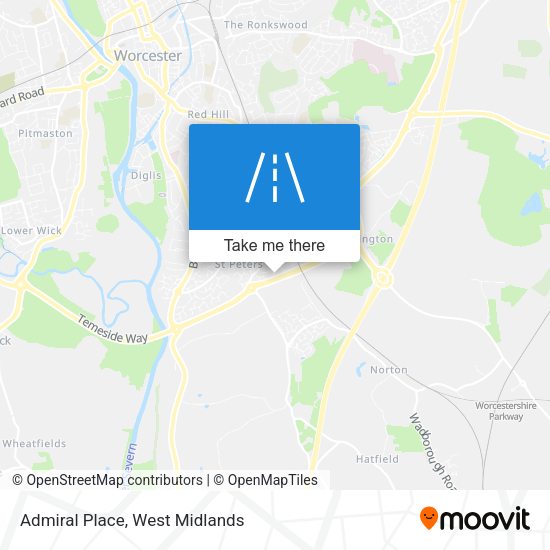 Admiral Place map