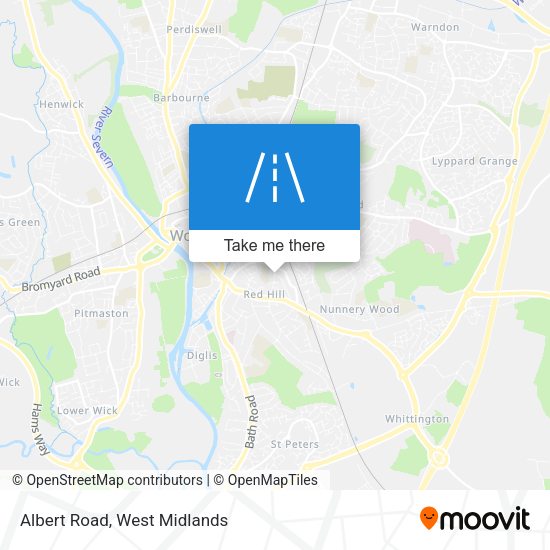 Albert Road map