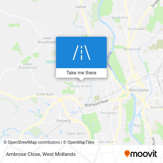 Ambrose Close map