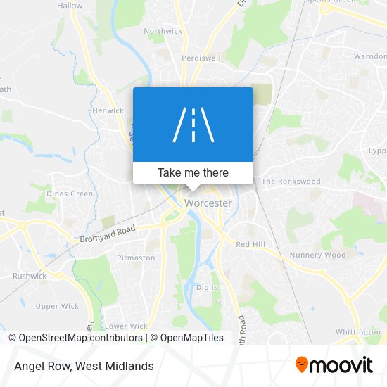 Angel Row map