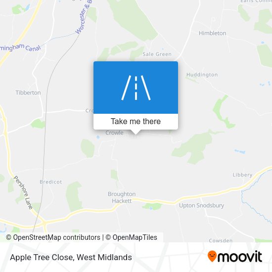 Apple Tree Close map