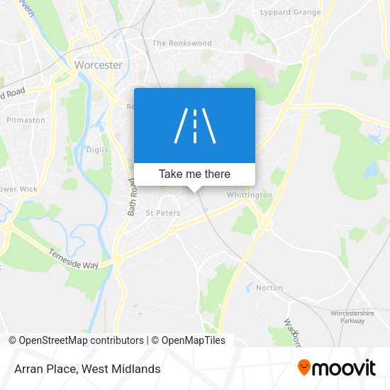 Arran Place map