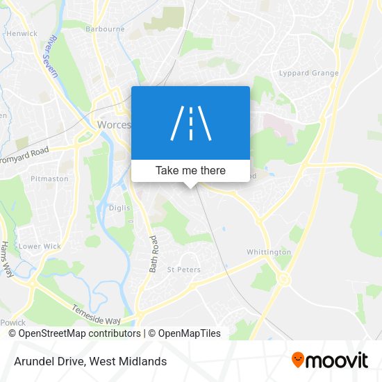 Arundel Drive map